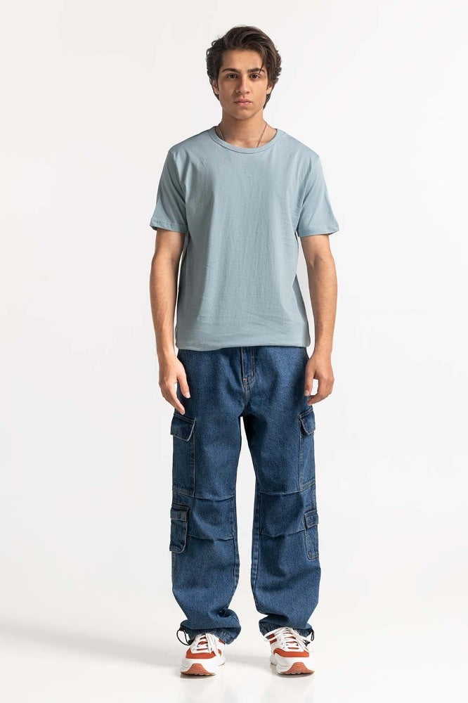 Rival Blue Basic Comfort Tee TS-CNSJ24-053