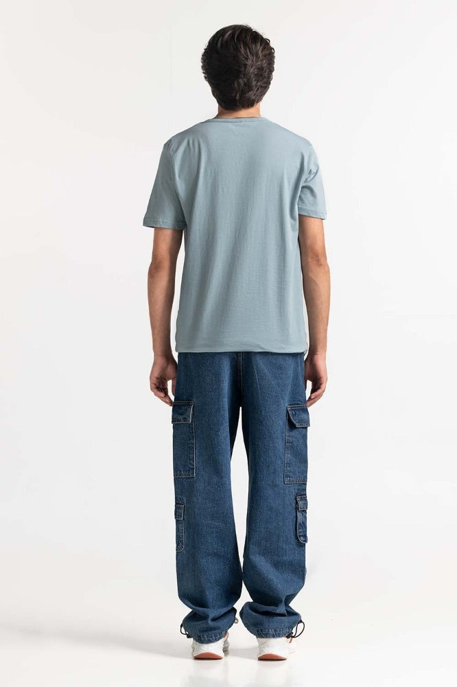 Rival Blue Basic Comfort Tee TS-CNSJ24-053