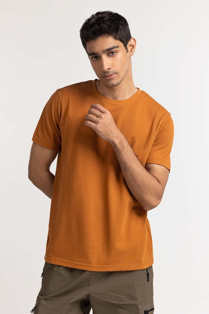 Roasted Pecan Basic Tee TS-CNPK24-065