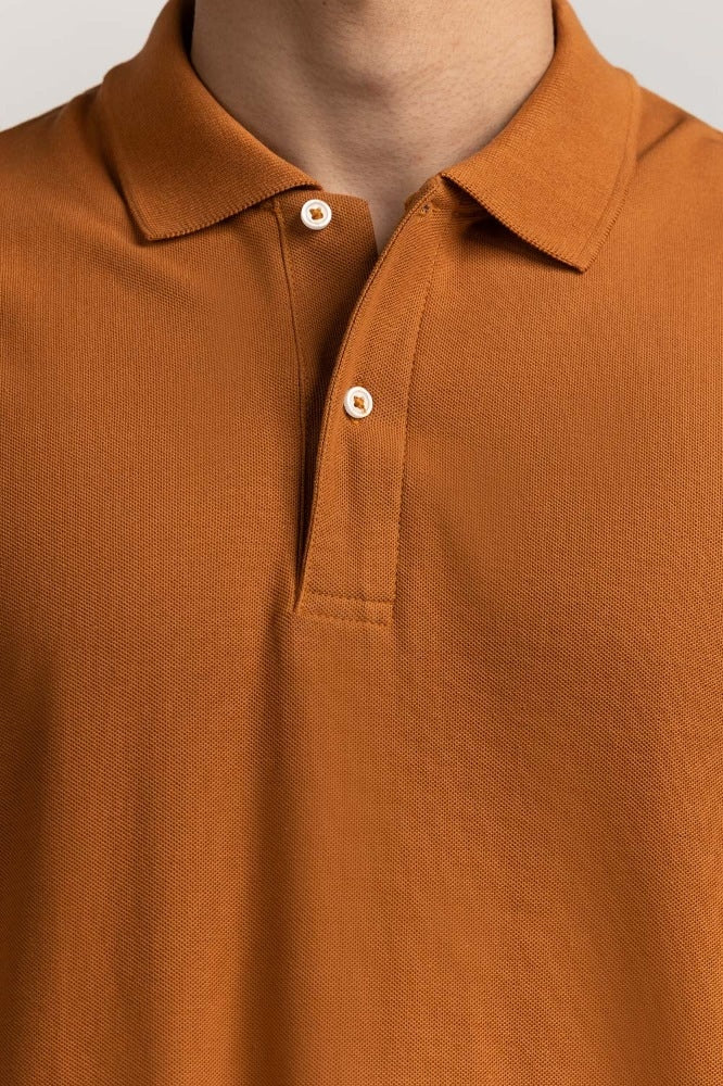 Roasted Pecan Signature Polo PS-SIGPK24-009