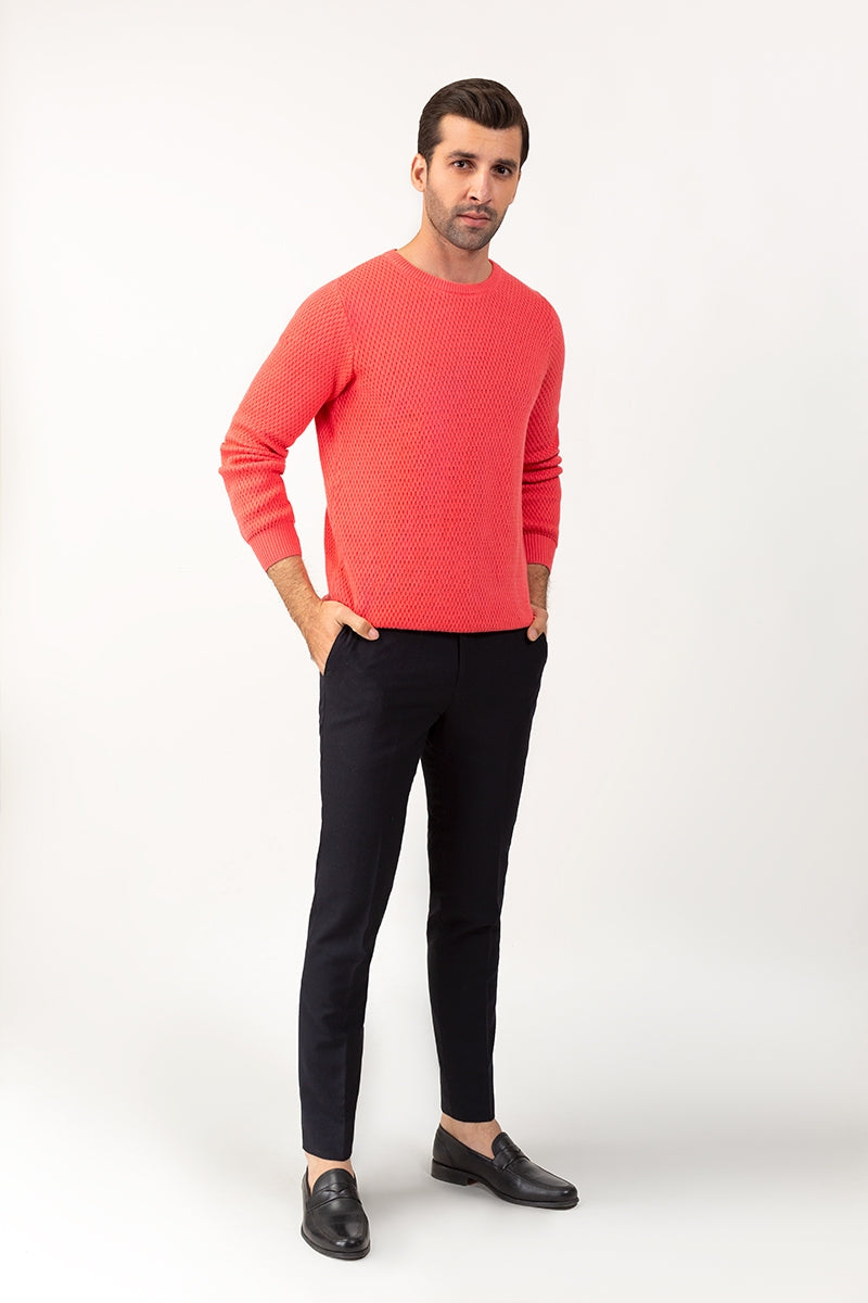 Rose Pink Fashion Sweater FS-SWT-FD-274-01