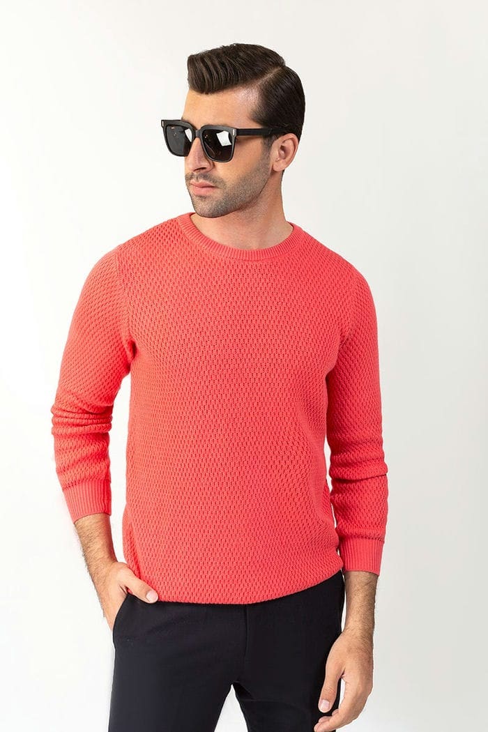 Rose Pink Fashion Sweater FS-SWT-FD-274-01