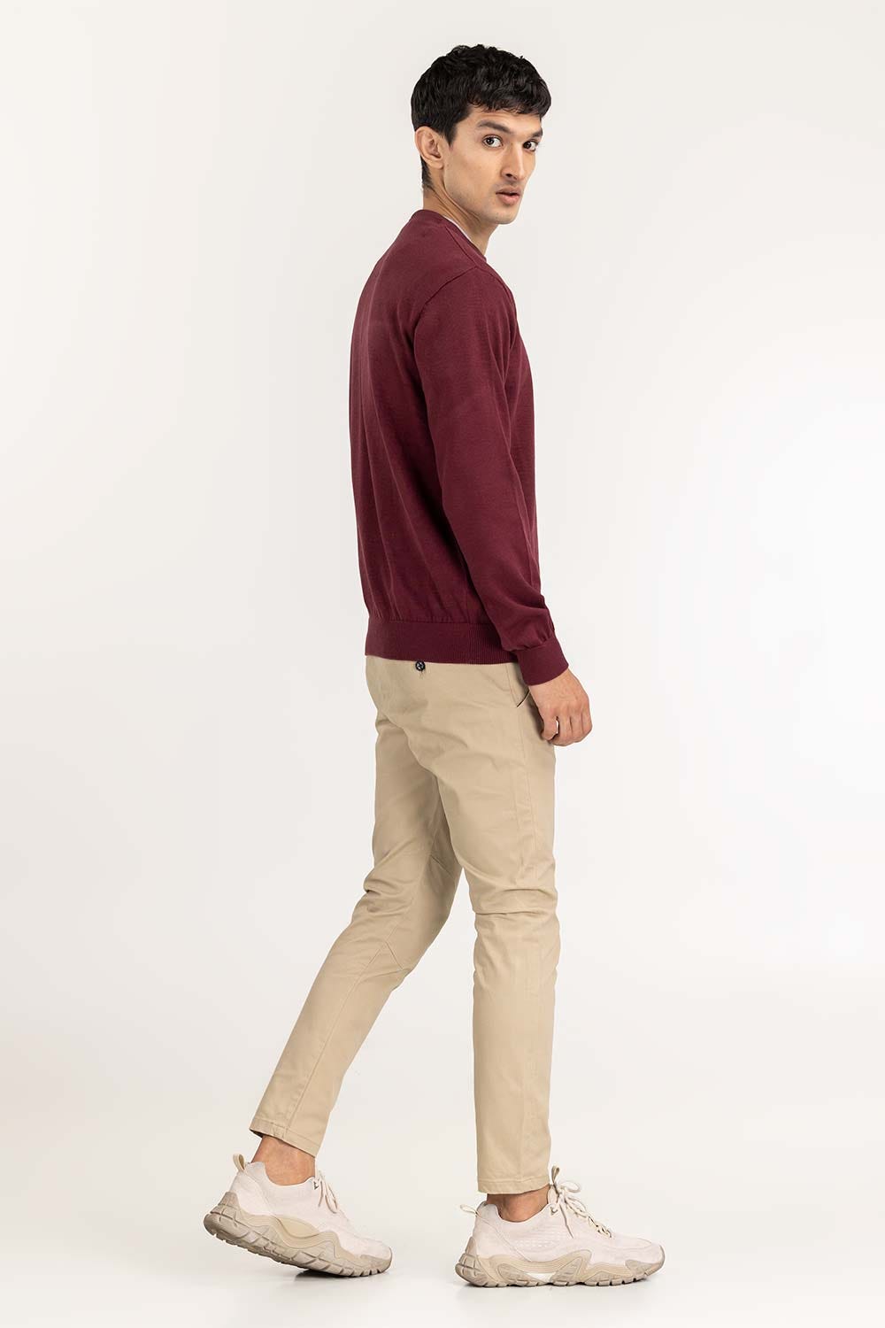 Rosewood Basic Crew Neck Sweater SWT-BFSCN-22-006