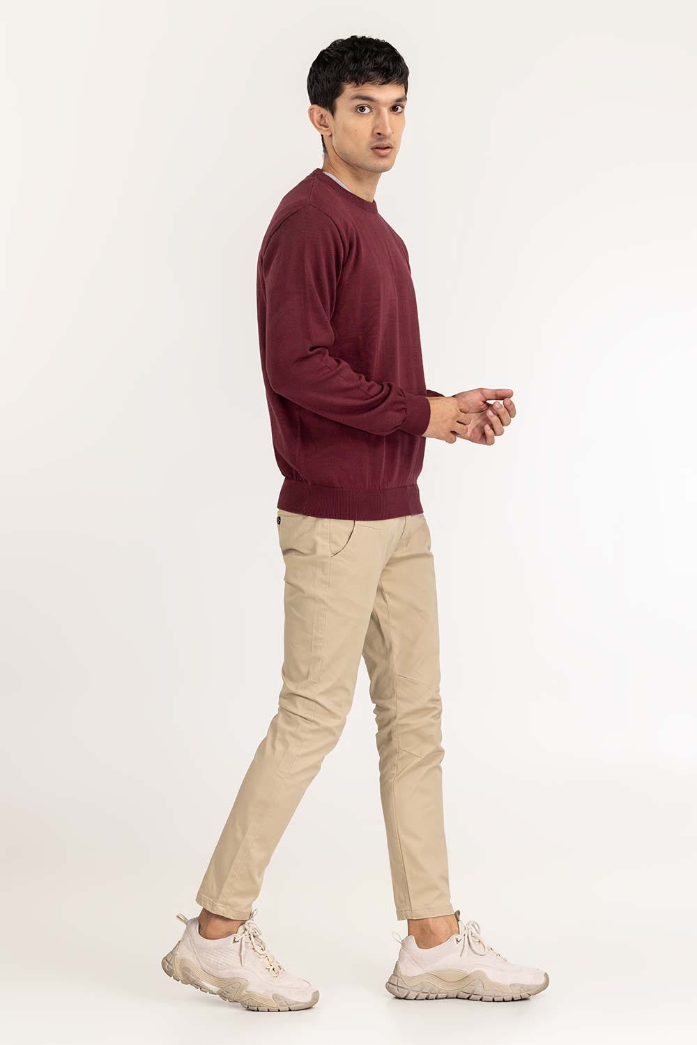 Rosewood Basic Crew Neck Sweater SWT-BFSCN-22-006
