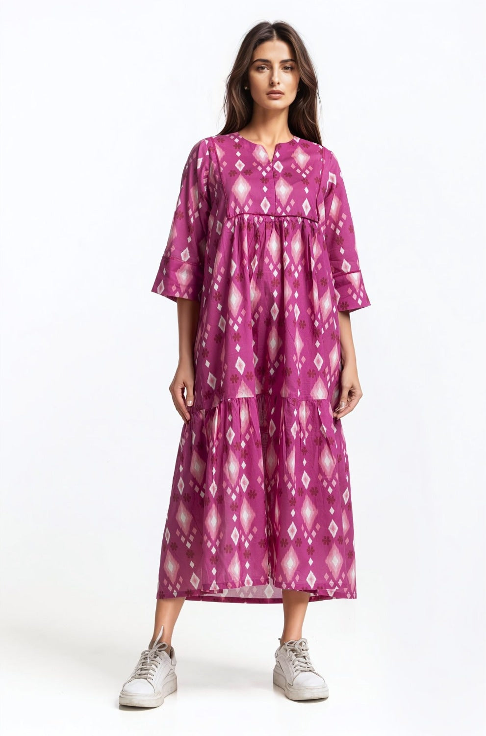 Round Neck Dress WM-DRS-SS24-032