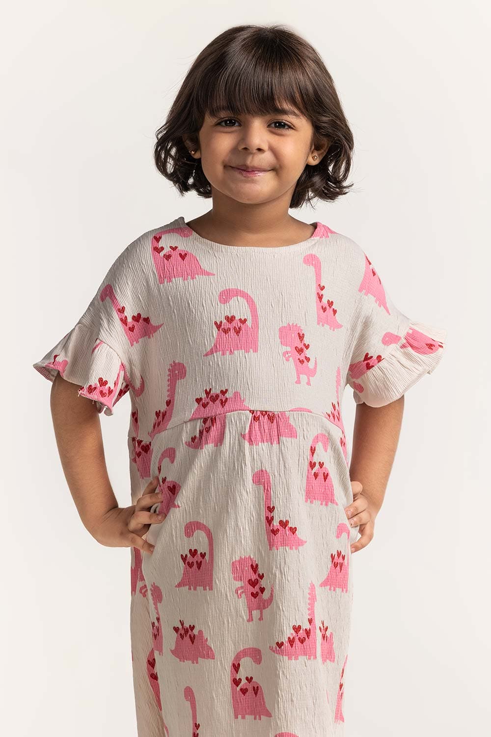 Round Neck Printed Dress TG-DRS-SS24-409