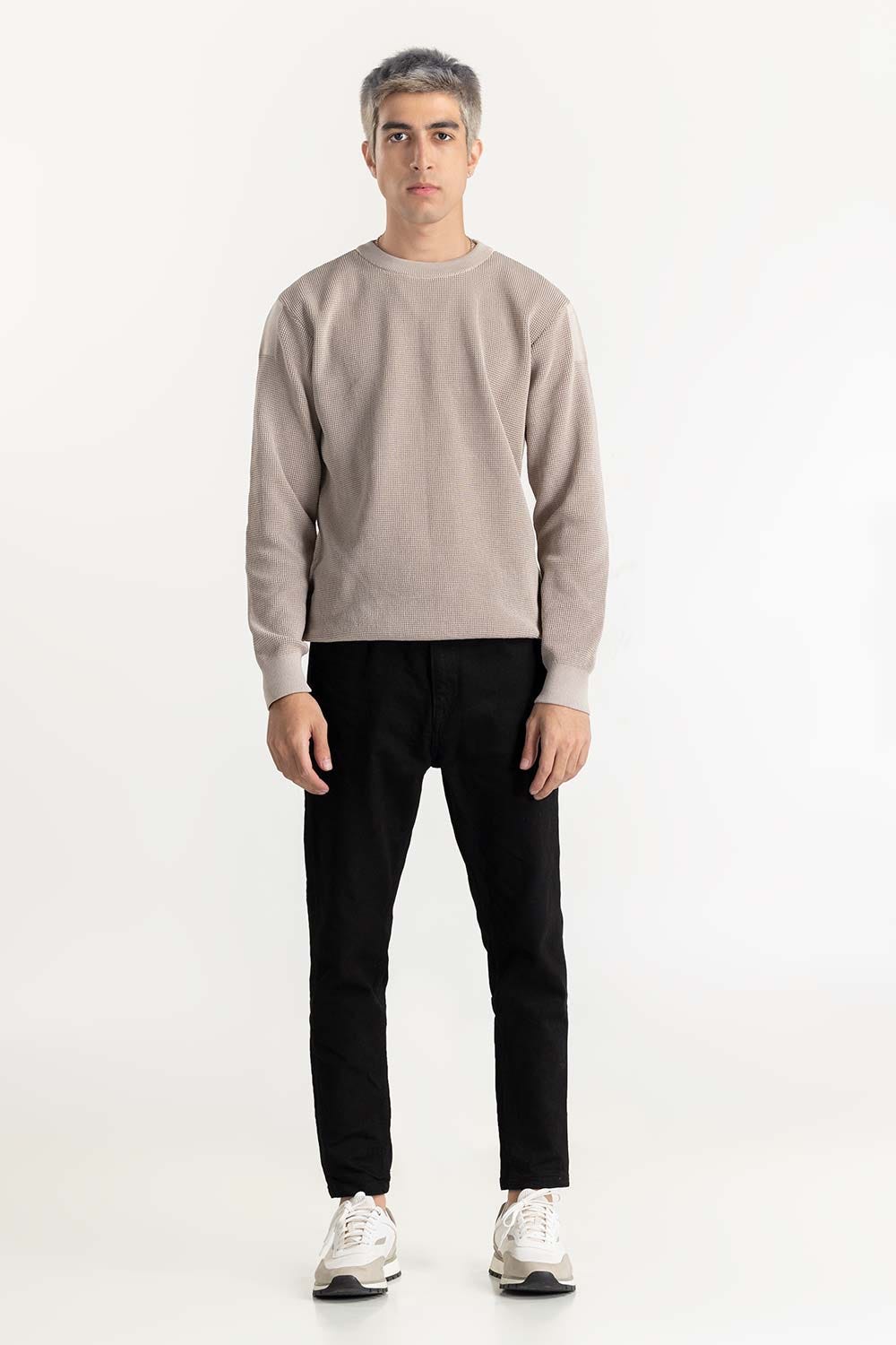 Round Neck Sweater 224-111-017 B