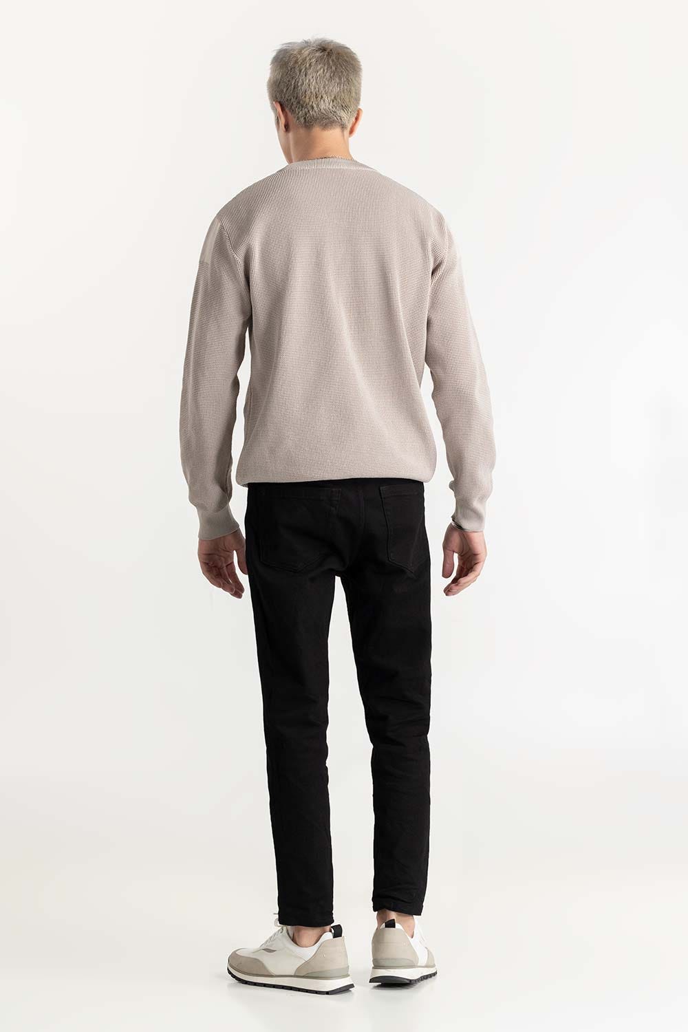 Round Neck Sweater 224-111-017 B