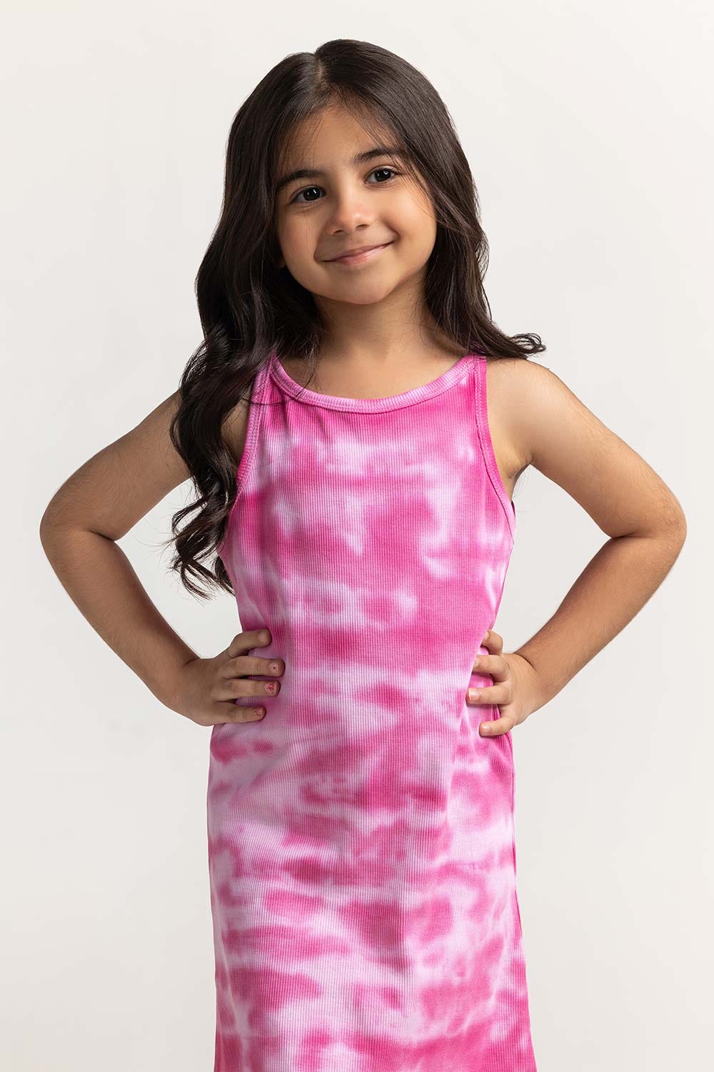 Round Neck Tie-Dye Dress TG-DRS-SS24-401