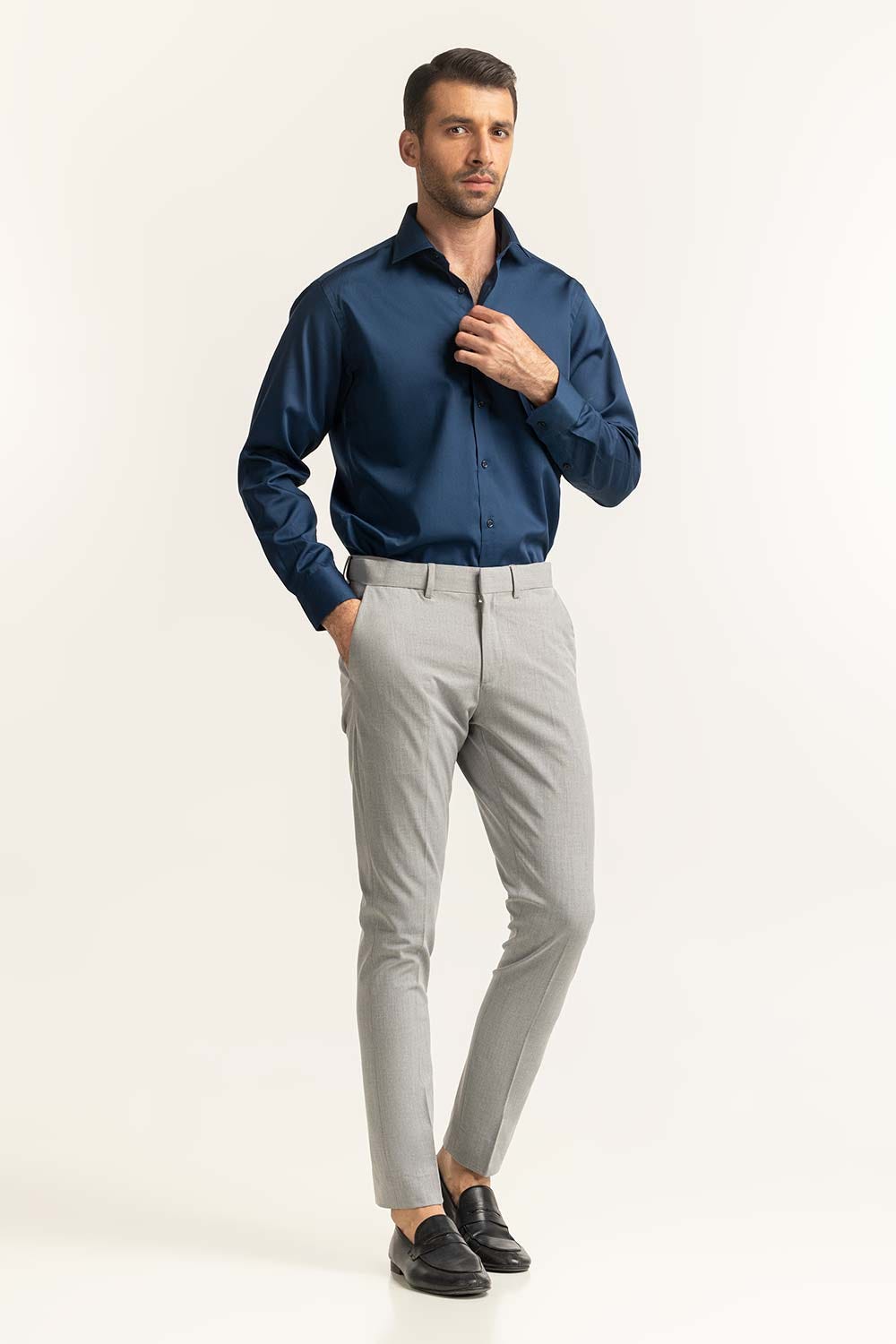 Royal Blue Formal Shirt MN-FS-PD24-126