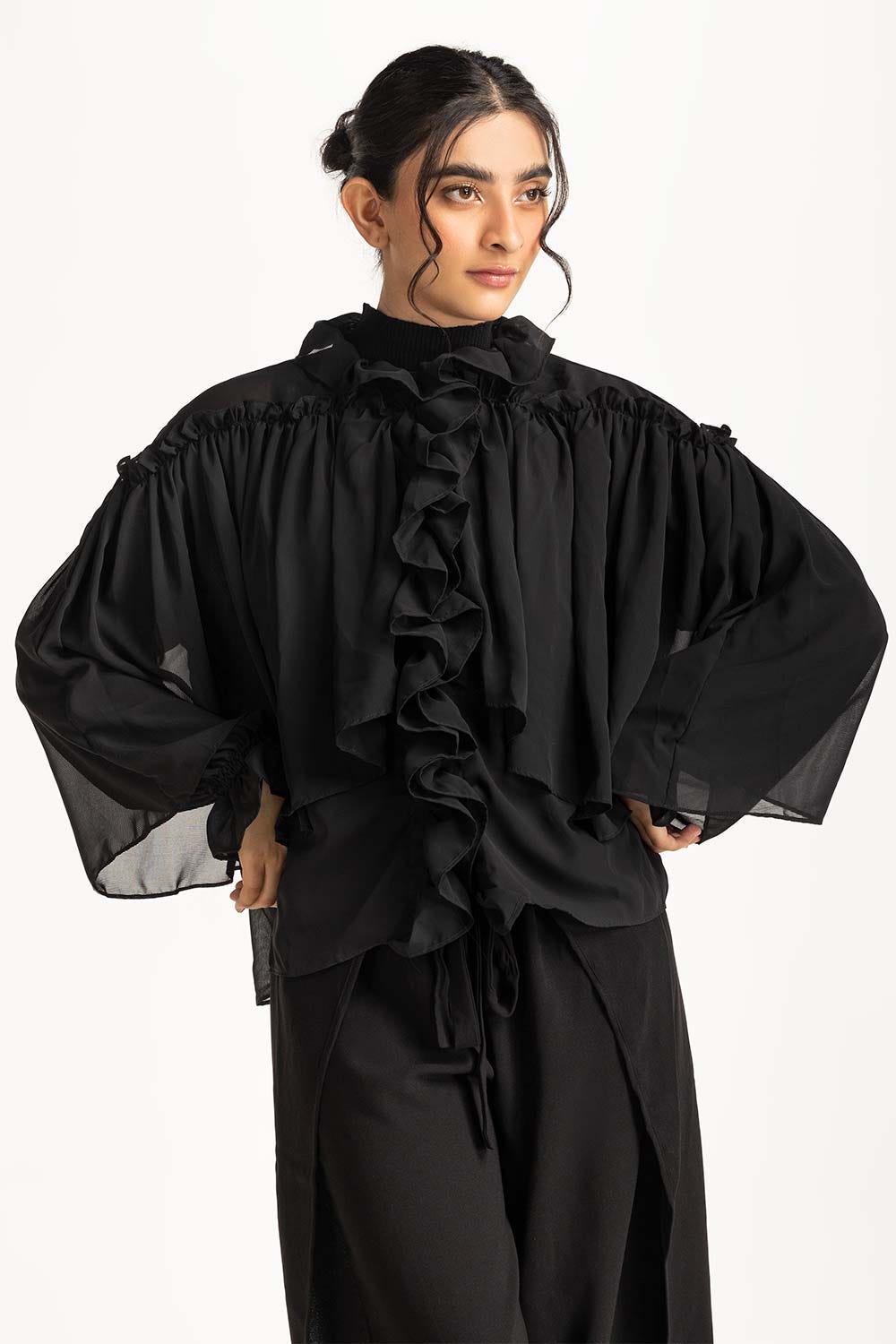 Ruffled top WM-CS-SS24-067