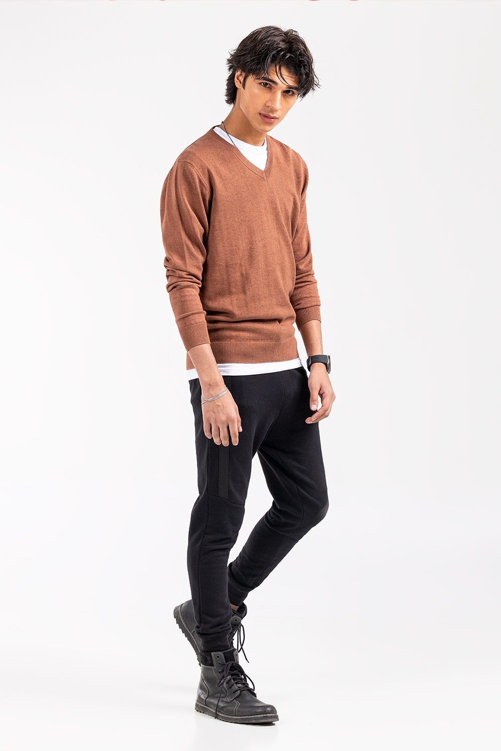 Rust Basic Sweater FS-SWT-D35-03