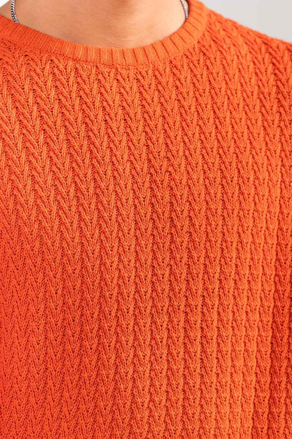 Rust Fashion Sweater FS-SWT-FD-353-01