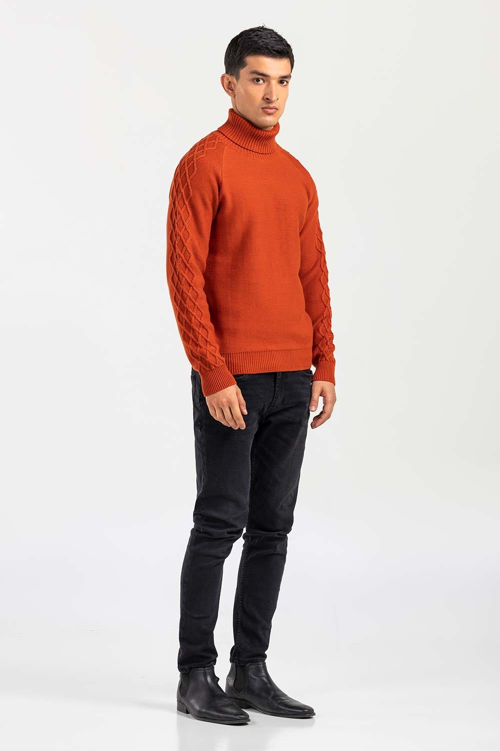 Rust Fashion Sweater FS-SWT-FD-368-01
