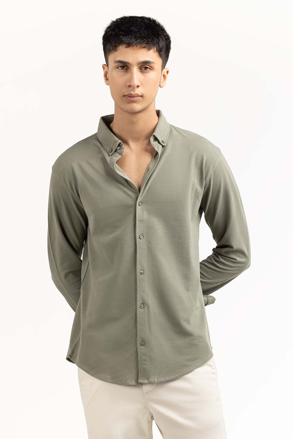 Sage Basic Shirt KS-HSPK23-043
