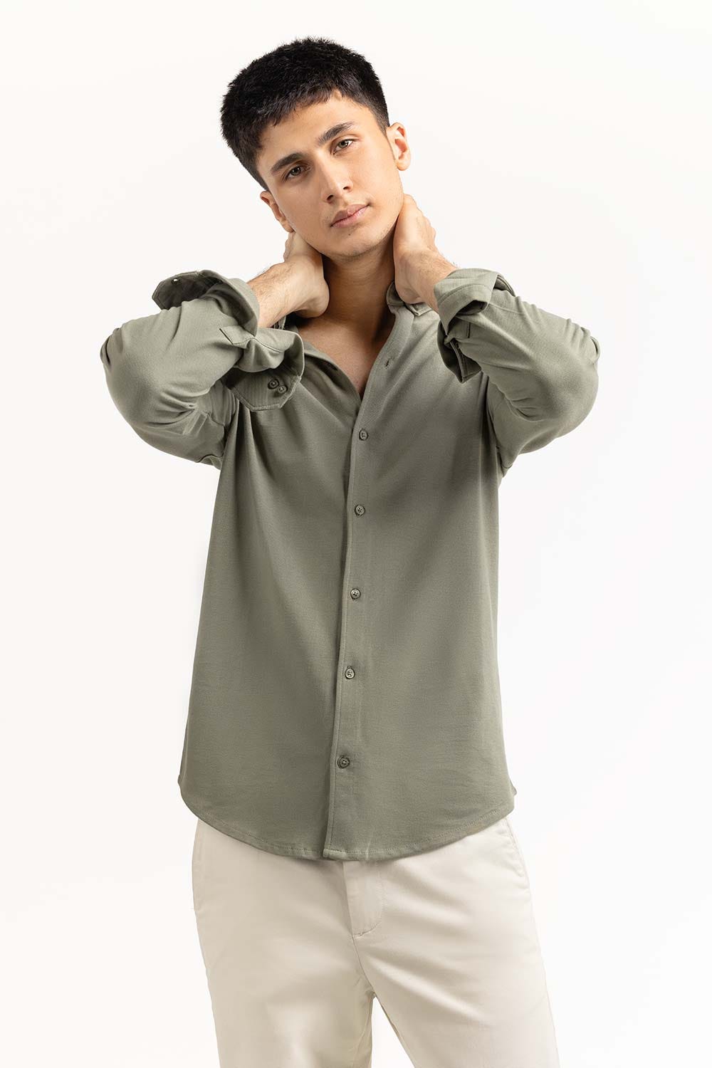 Sage Basic Shirt KS-HSPK23-043