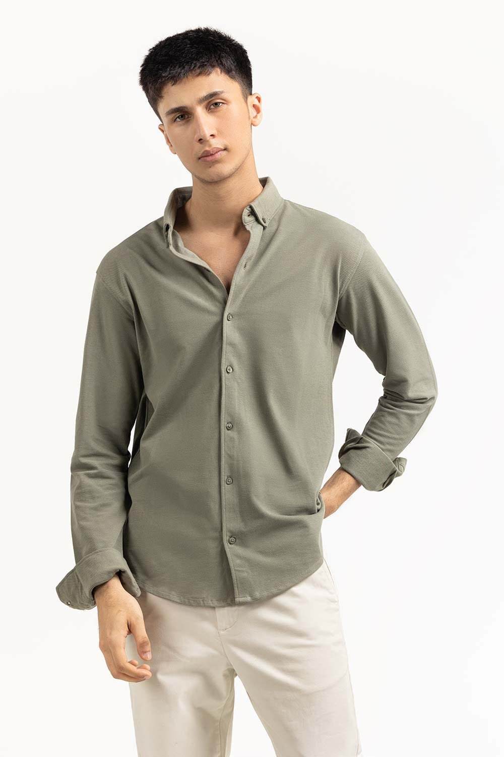 Sage Basic Shirt KS-HSPK23-043
