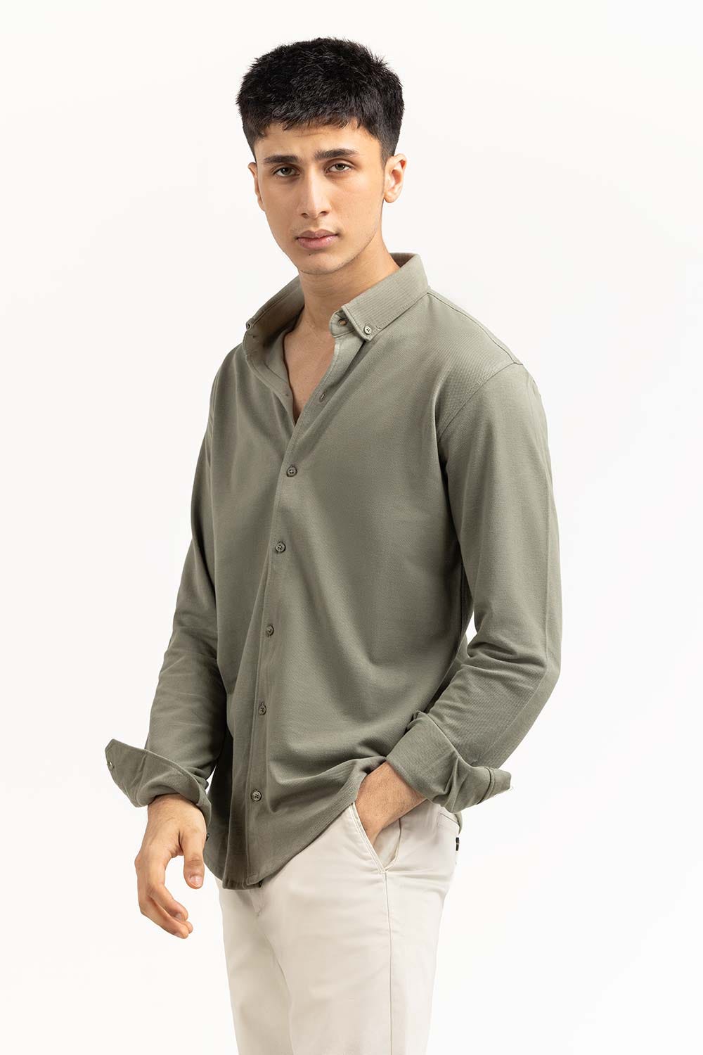 Sage Basic Shirt KS-HSPK23-043