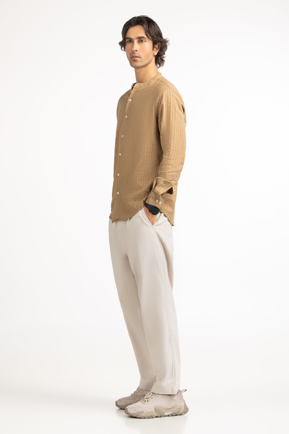 Regular Fit Casual Shirts MN-CS-SS25-186