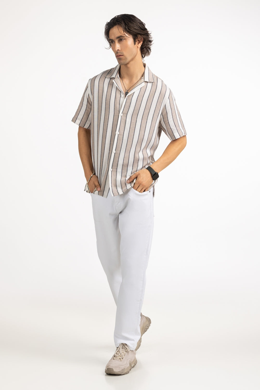 Regular Fit Casual Shirts MN-CS-SS25-205