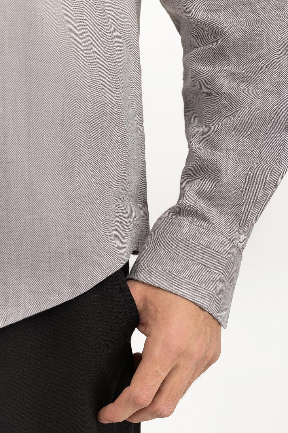 Self Textured Casual Shirts MN-CS-WS24-008