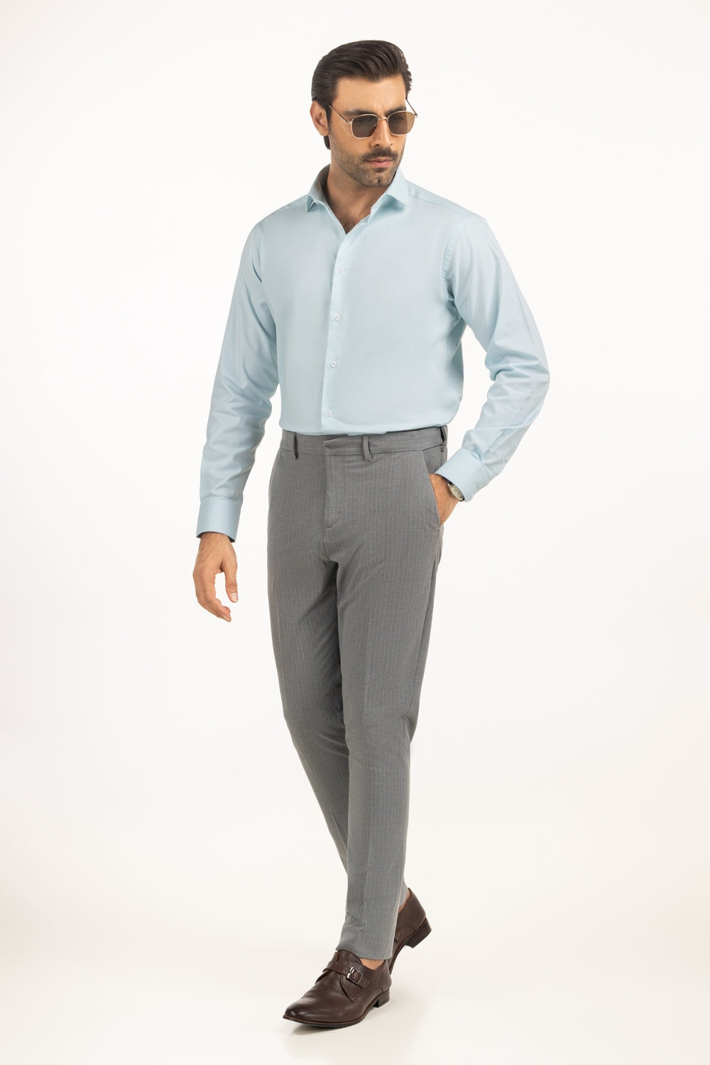 Modern Fit Dress Shirts MN-FS-DB25-123