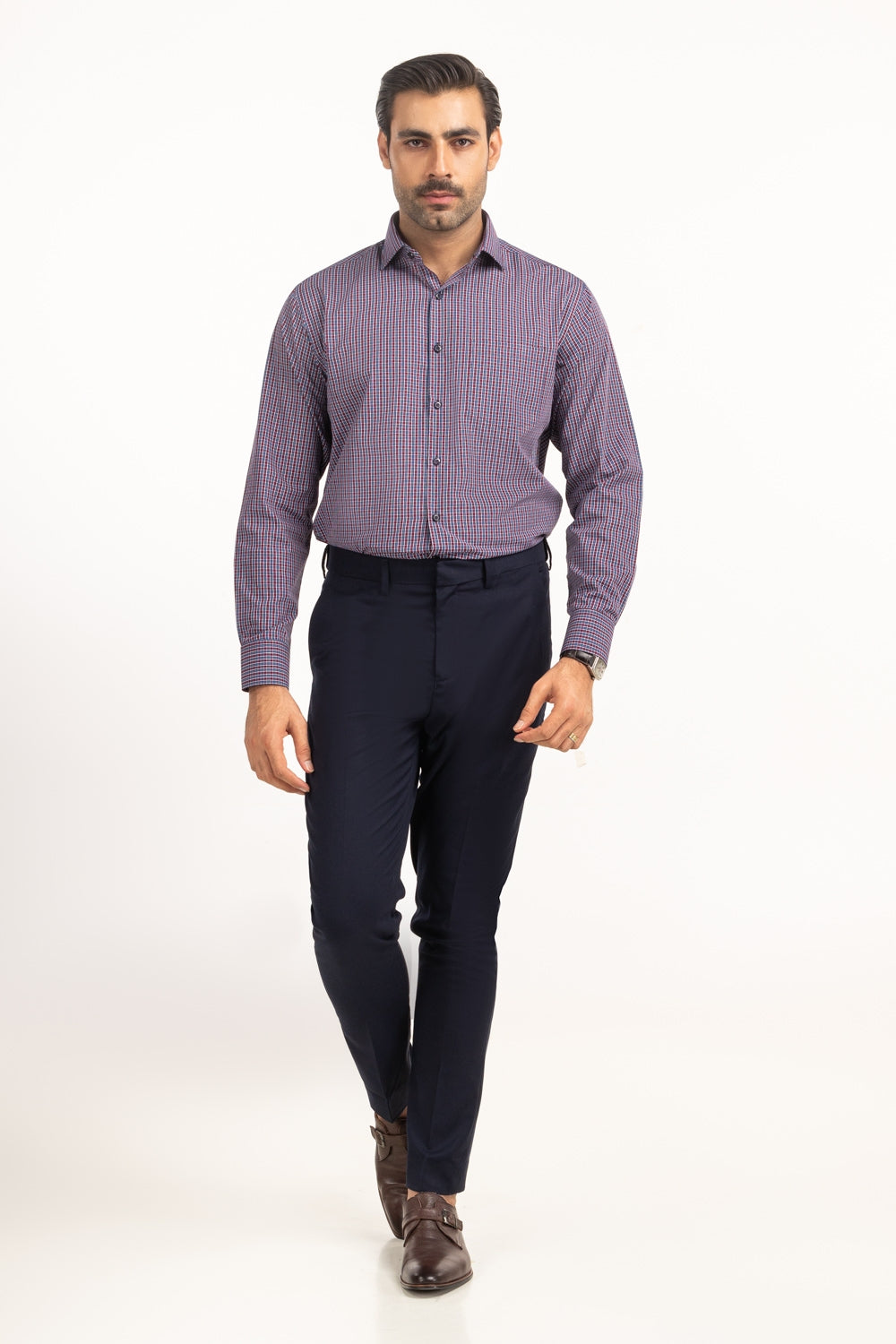 Modern Fit Dress Shirts MN-FS-CHK25-042