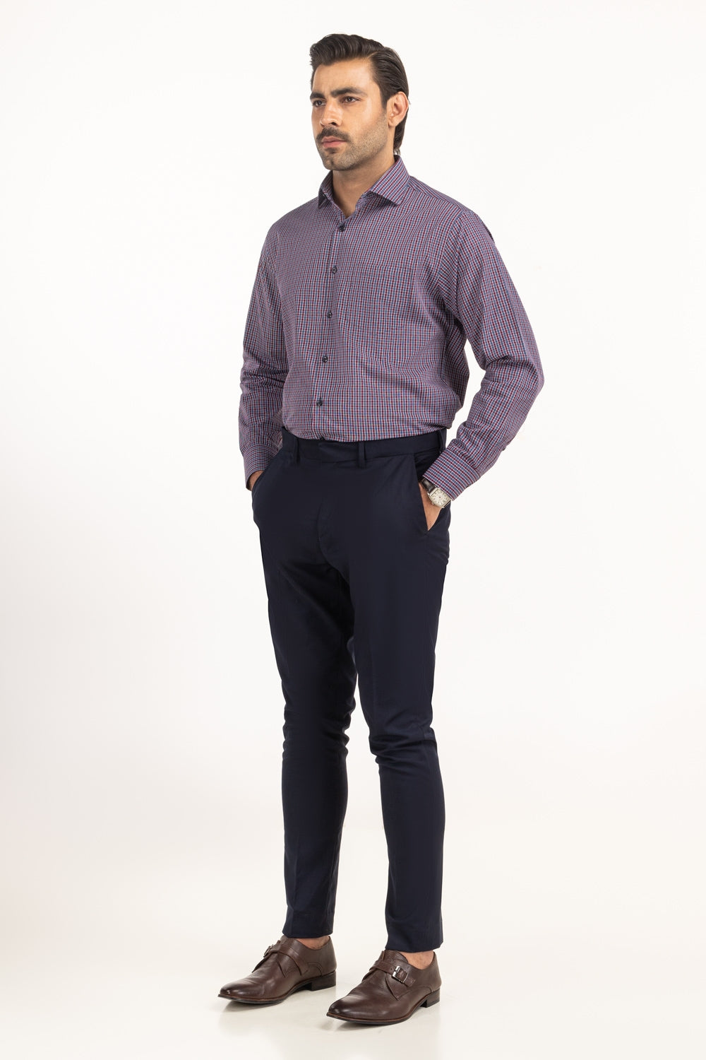 Modern Fit Dress Shirts MN-FS-CHK25-042