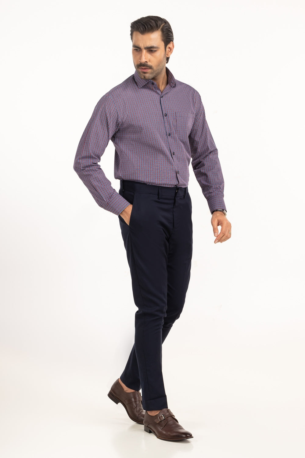 Modern Fit Dress Shirts MN-FS-CHK25-042