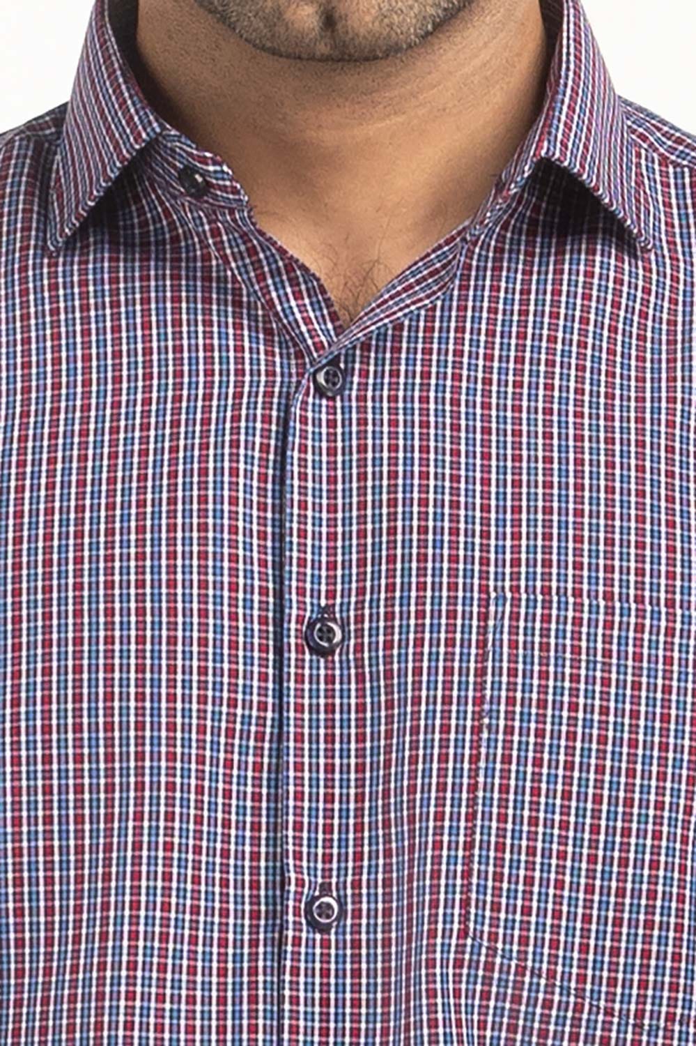 Modern Fit Dress Shirts MN-FS-CHK25-042