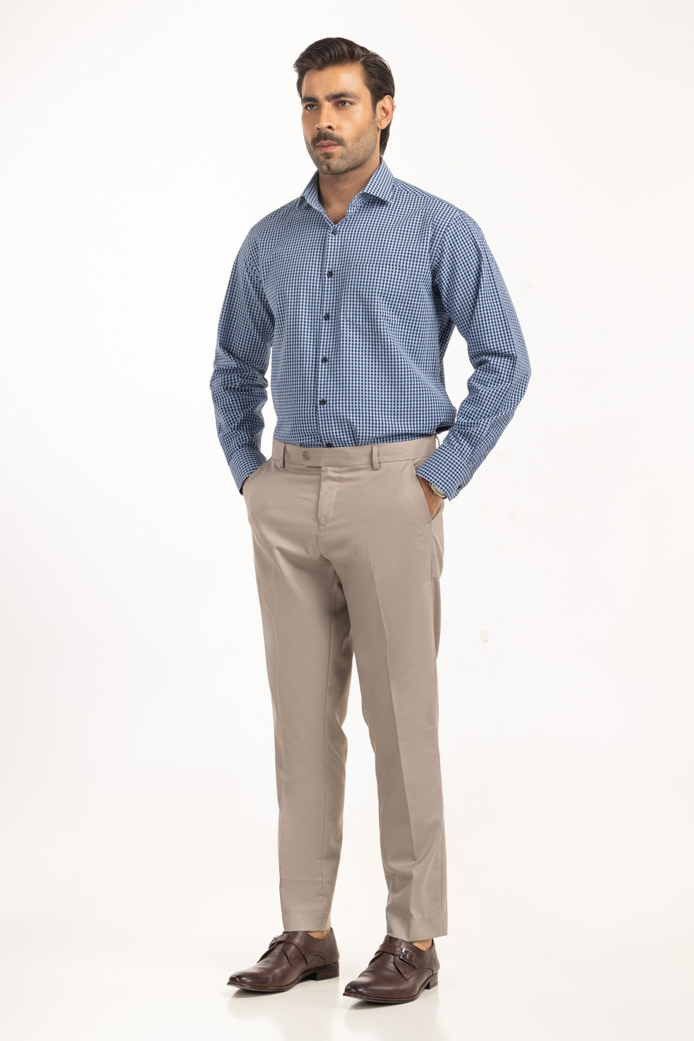 Modern Fit Dress Shirts MN-FS-CHK25-043