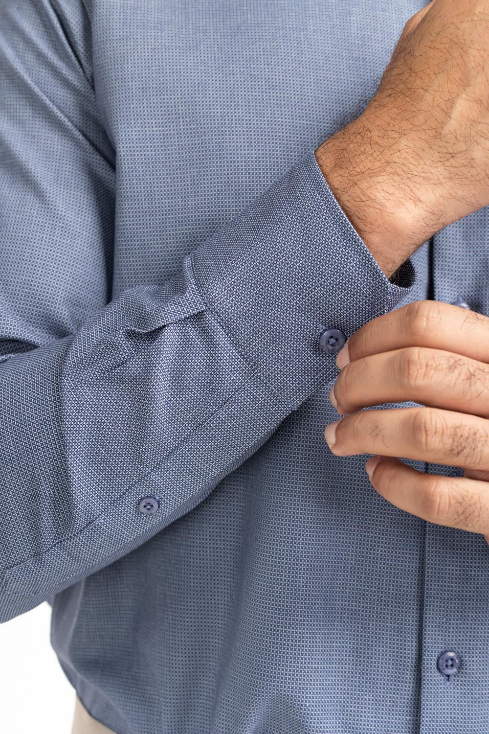 Dress Shirts Self Textured MN-FS-DP25-030