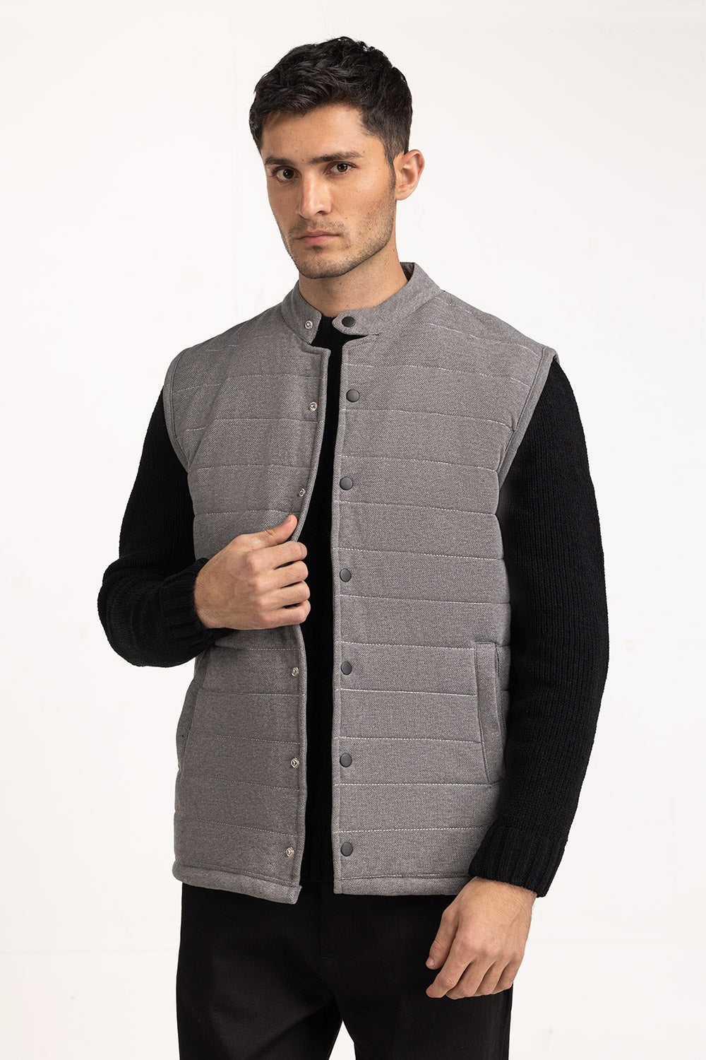 Fashion Knitted Vest MN-KNV-WS24-553