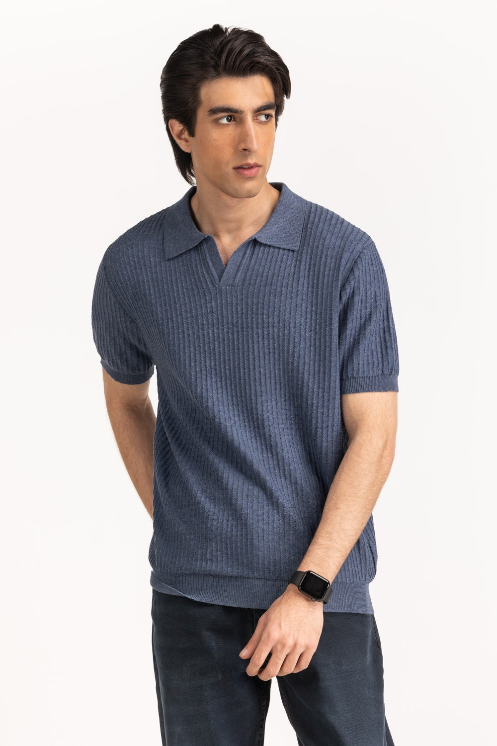 Sweater Knit Polo MN-PSH-SS25-209