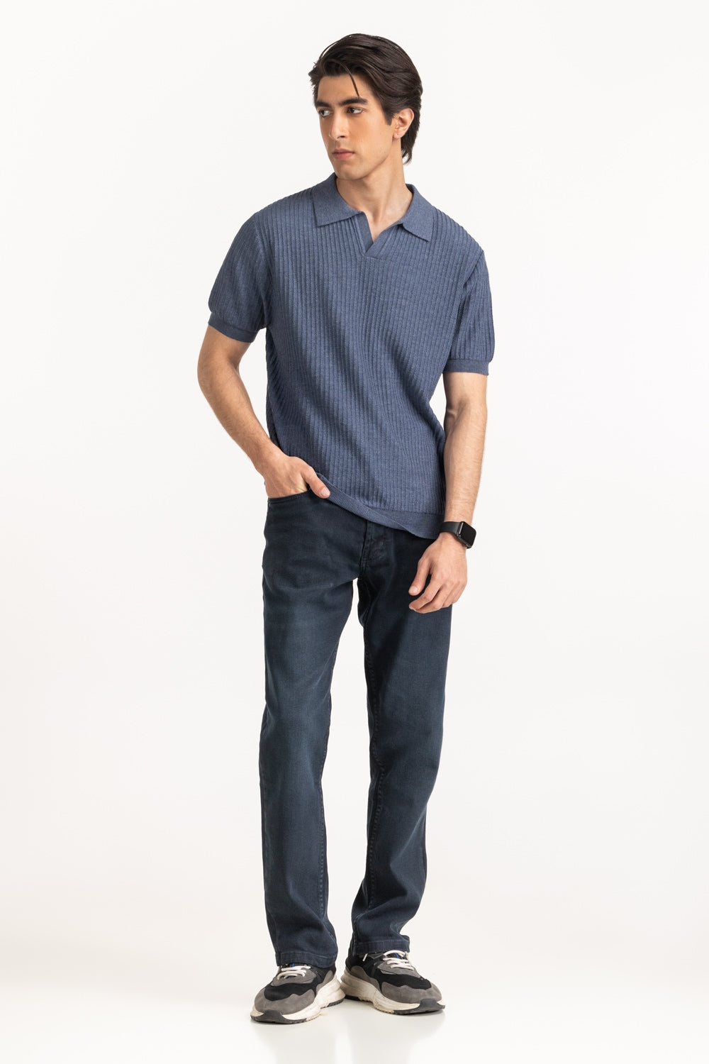 Sweater Knit Polo MN-PSH-SS25-209