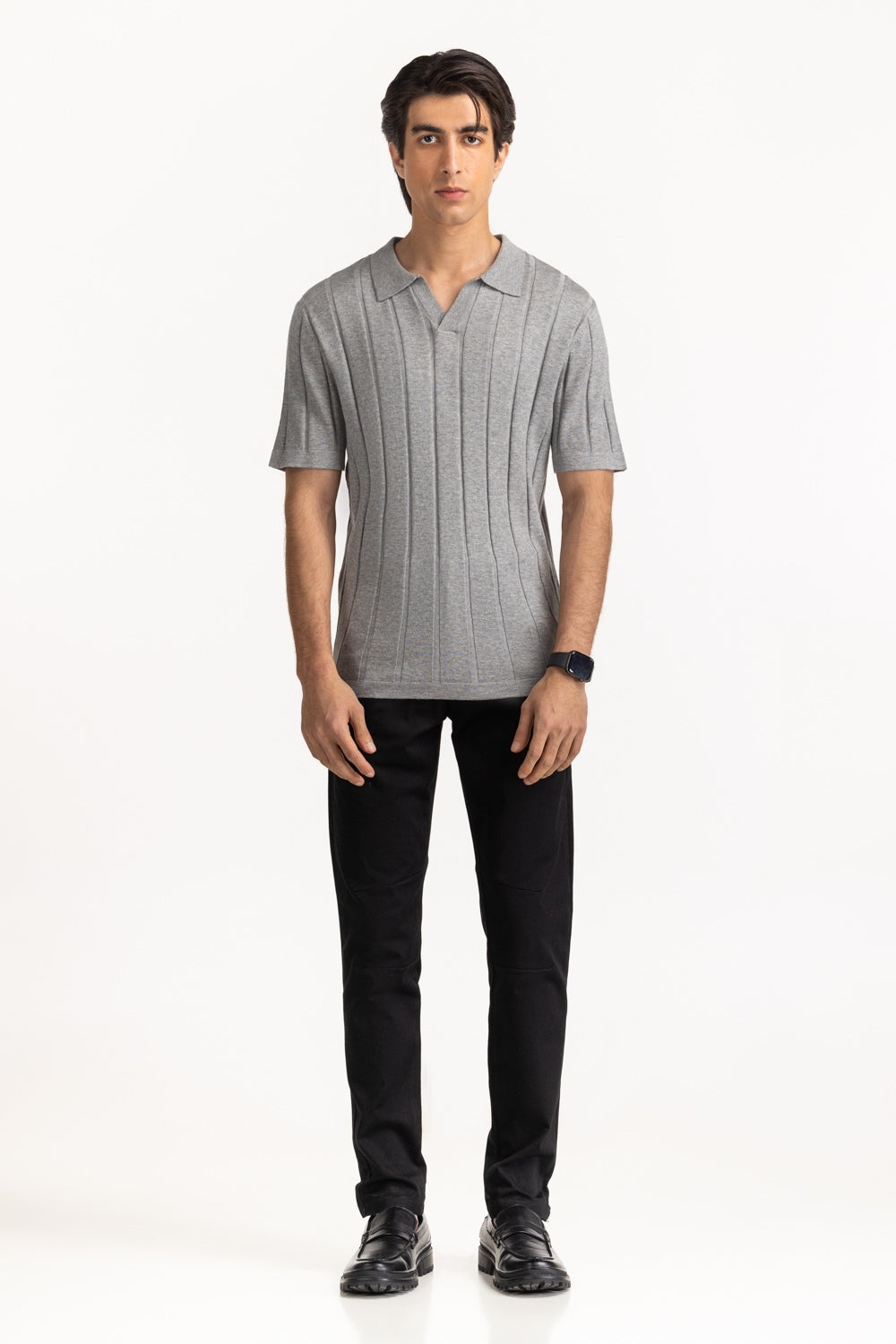 Sweater Knit Polo MN-PSH-SS25-206