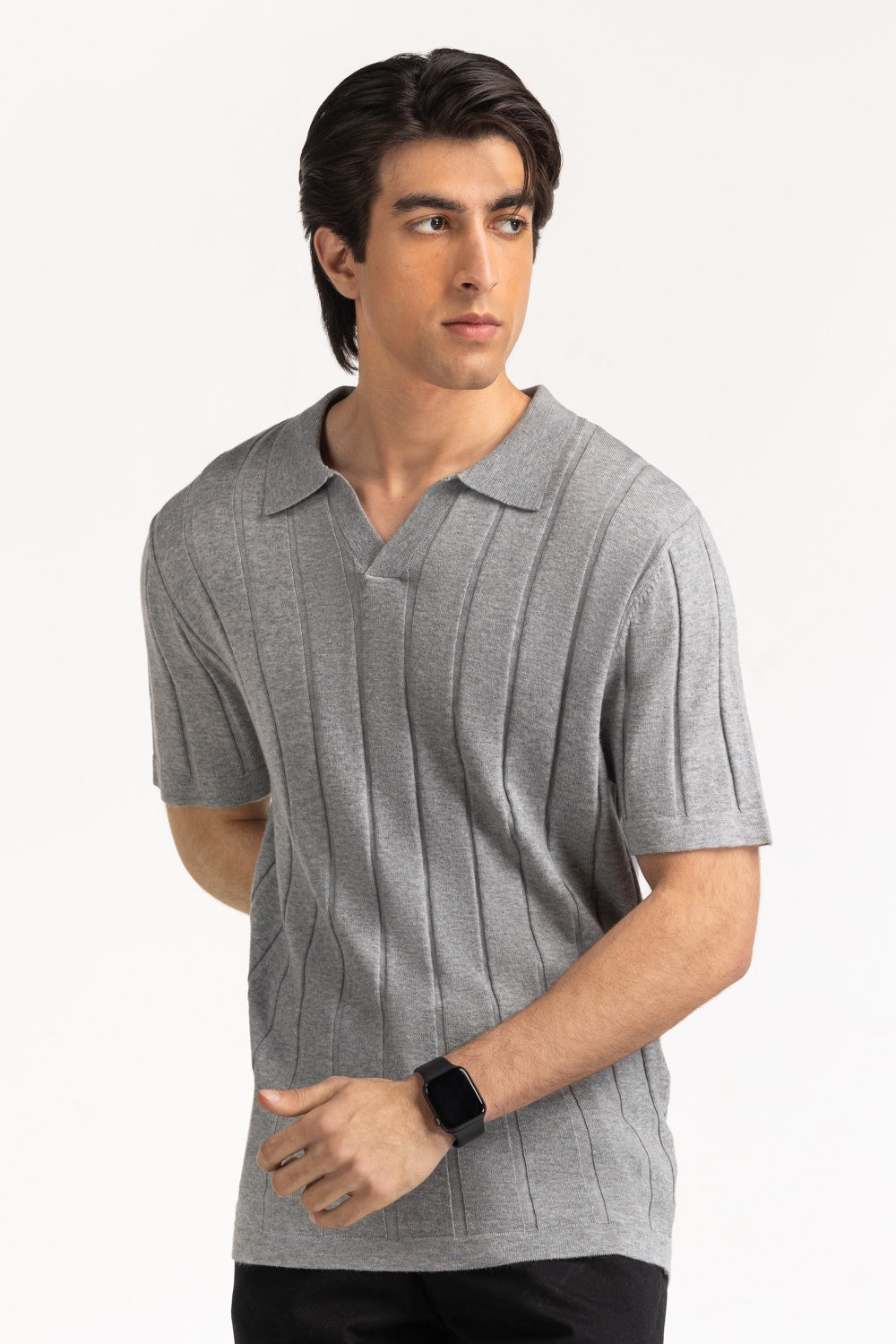 Sweater Knit Polo MN-PSH-SS25-206