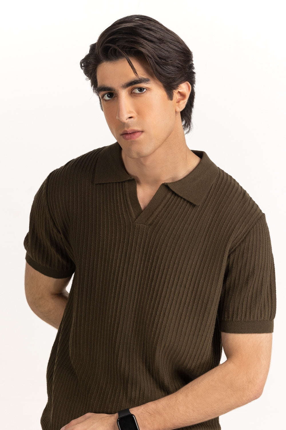 Sweater Knit Polo MN-PSH-SS25-211