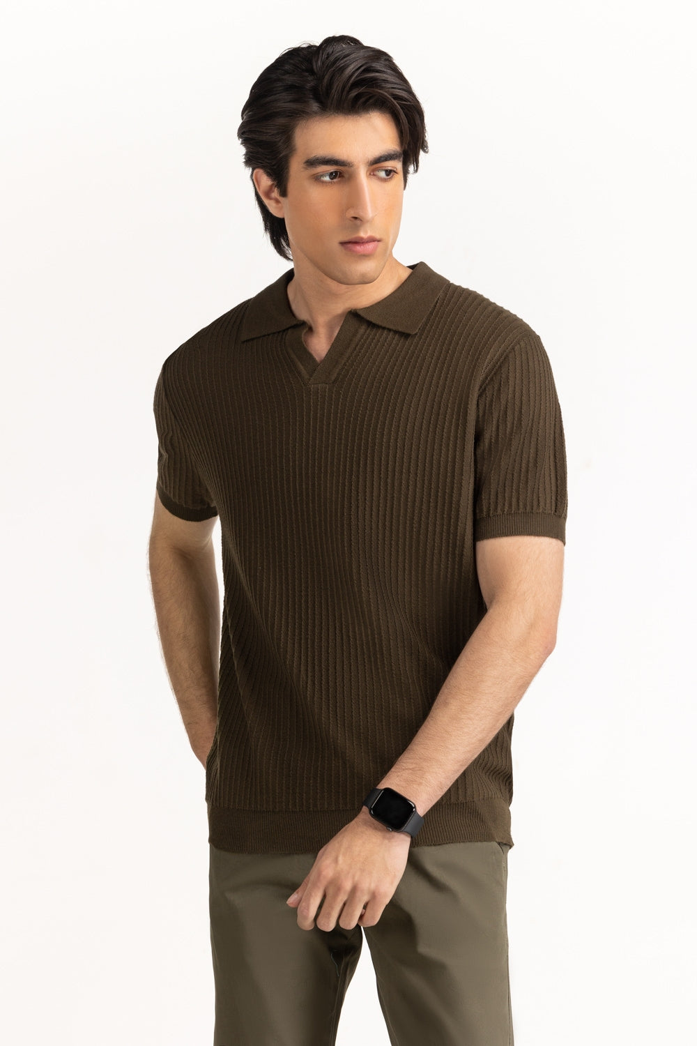 Sweater Knit Polo MN-PSH-SS25-211