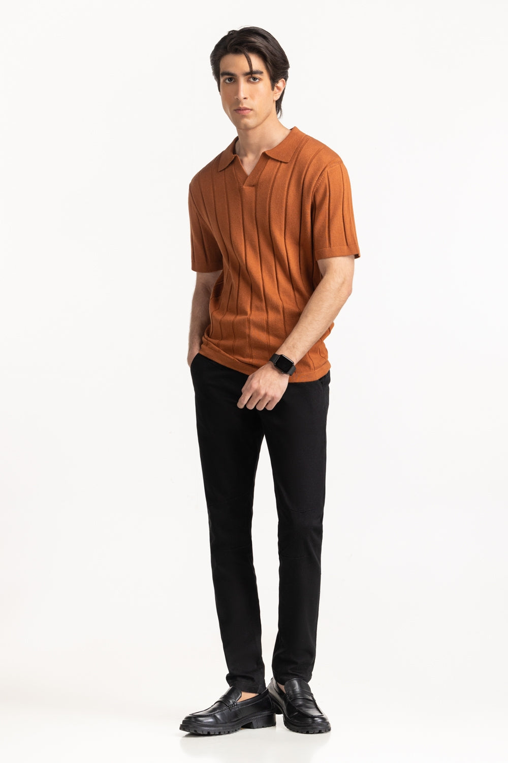 Sweater Knit Polo MN-PSH-SS25-208