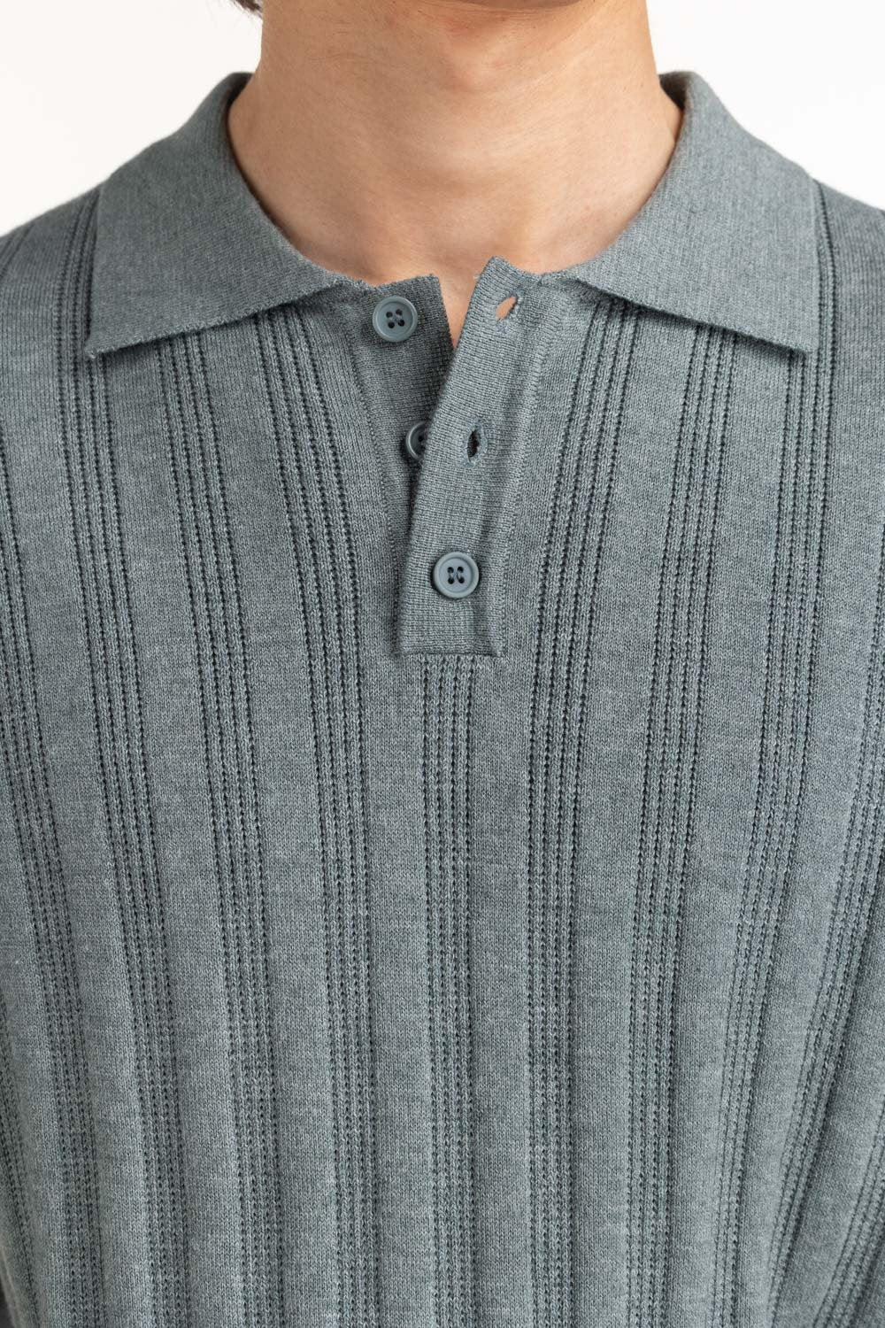 Sweater Knit Polo MN-PSH-SS25-203