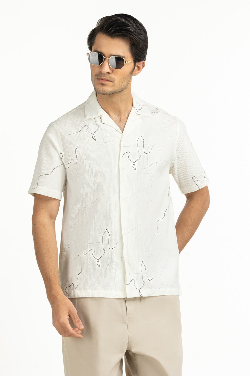 Regular Fit Casual Shirts MN-CS-SS25-230