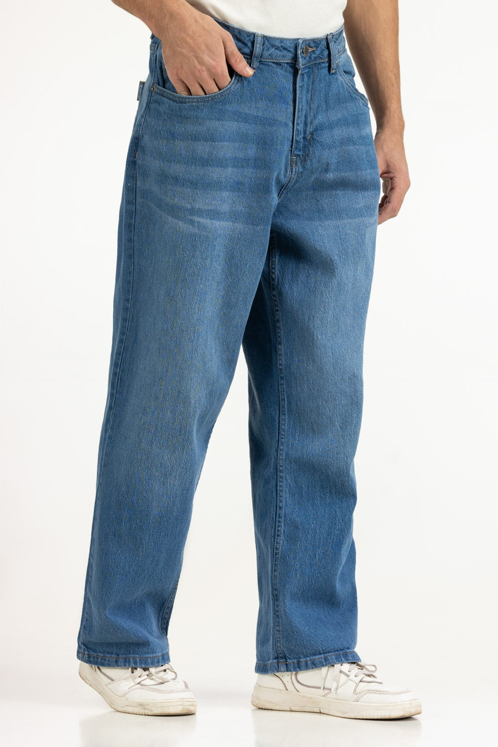 Loose Fit Jeans MN JNS SS25 015 B GulAhmed