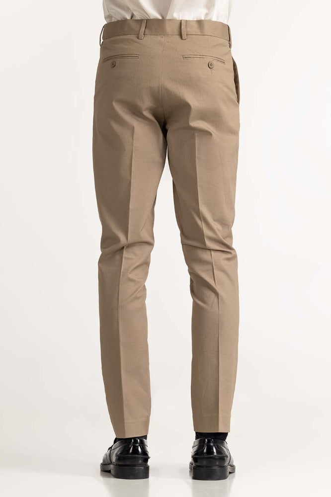 Sand Basic Formal Chino Trouser MN-TR-FC23-009