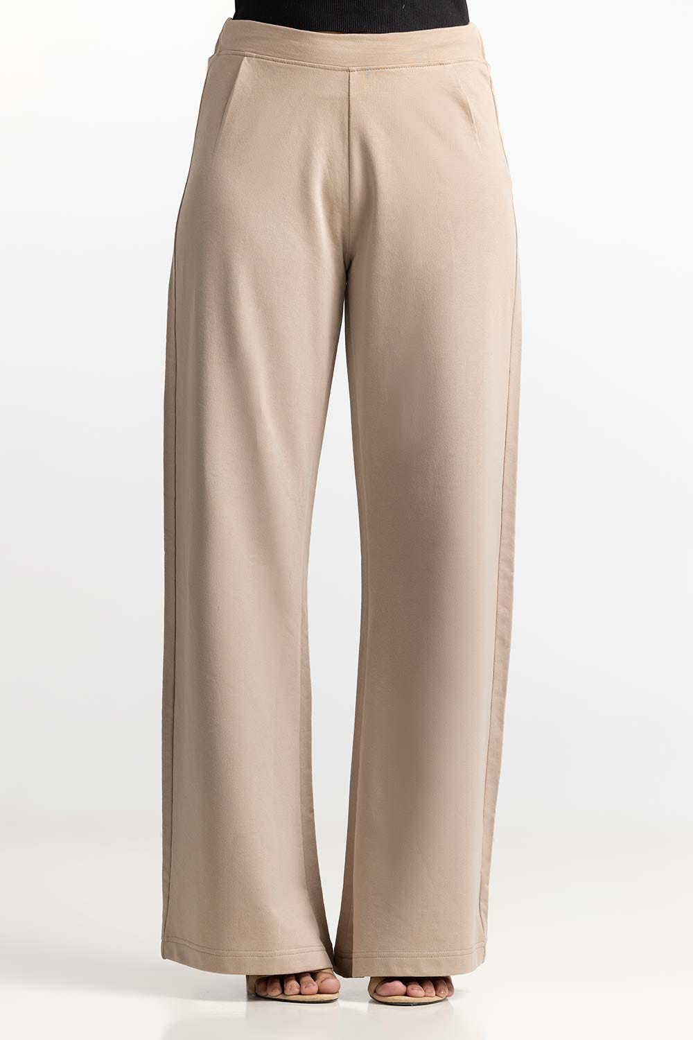 Sand Basic Trouser WM-TRKN-SS24-001