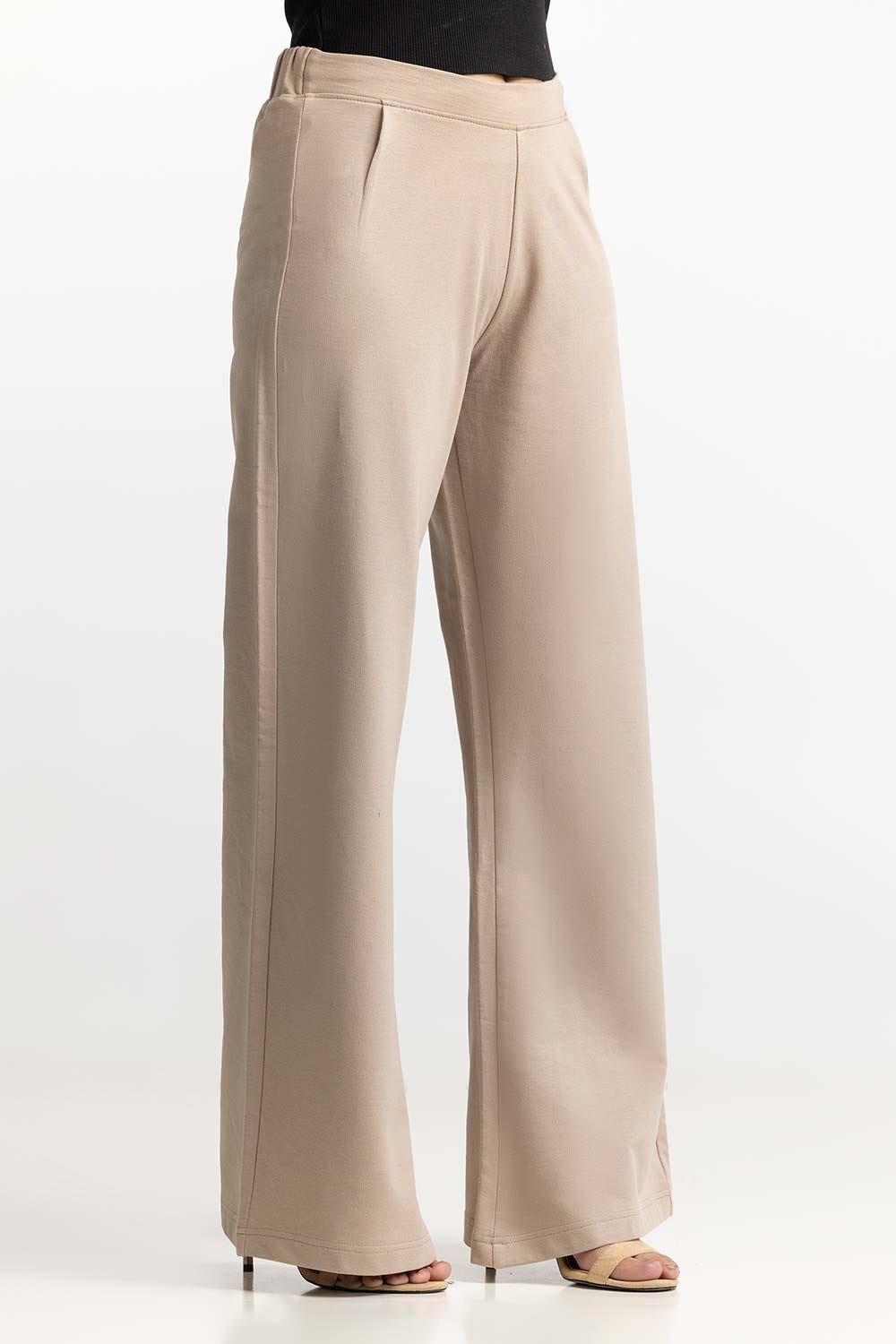 Sand Basic Trouser WM-TRKN-SS24-001