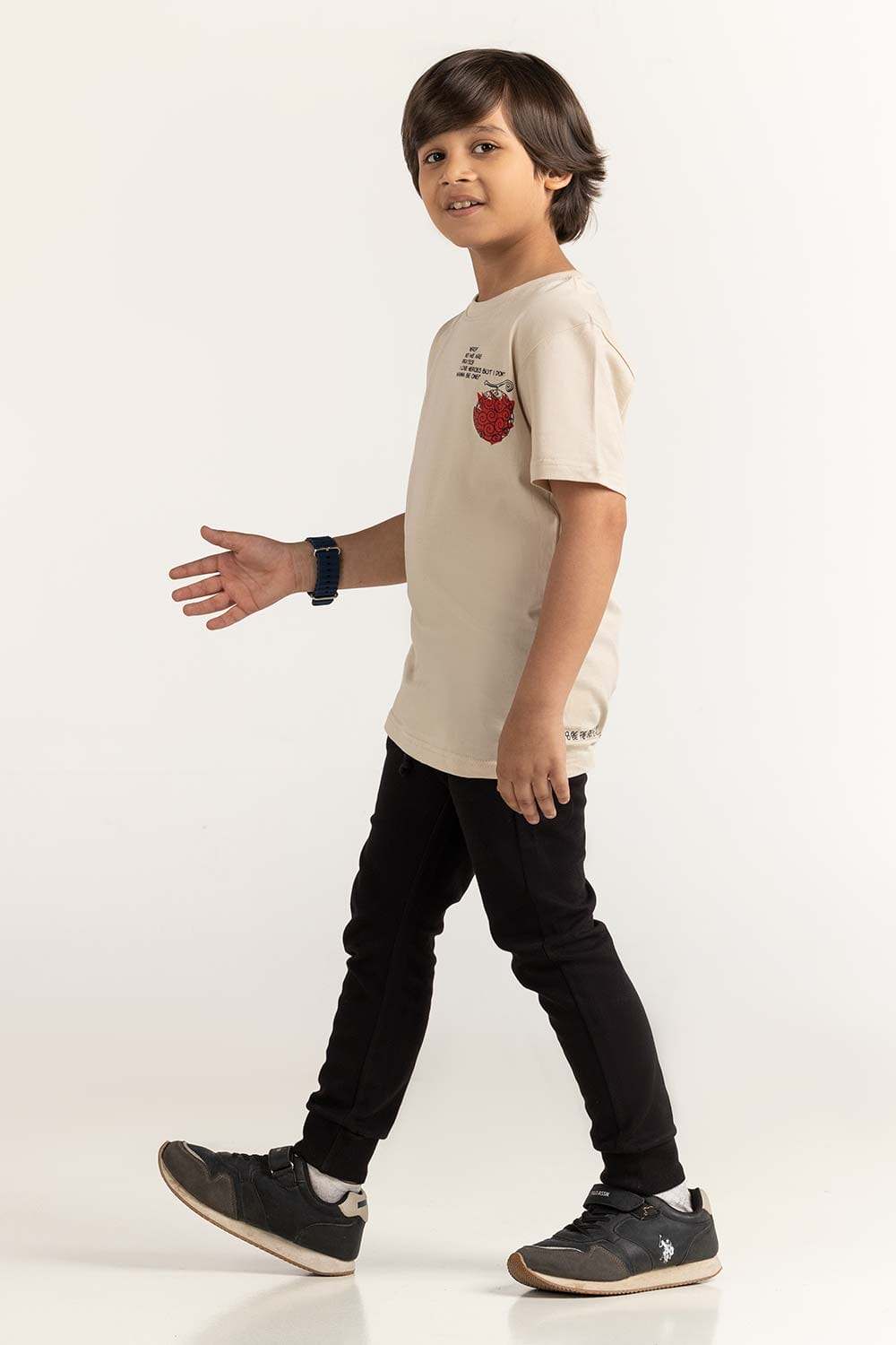 Sand Junior Boy Knit Printed Tee JB-TS-SS24-036