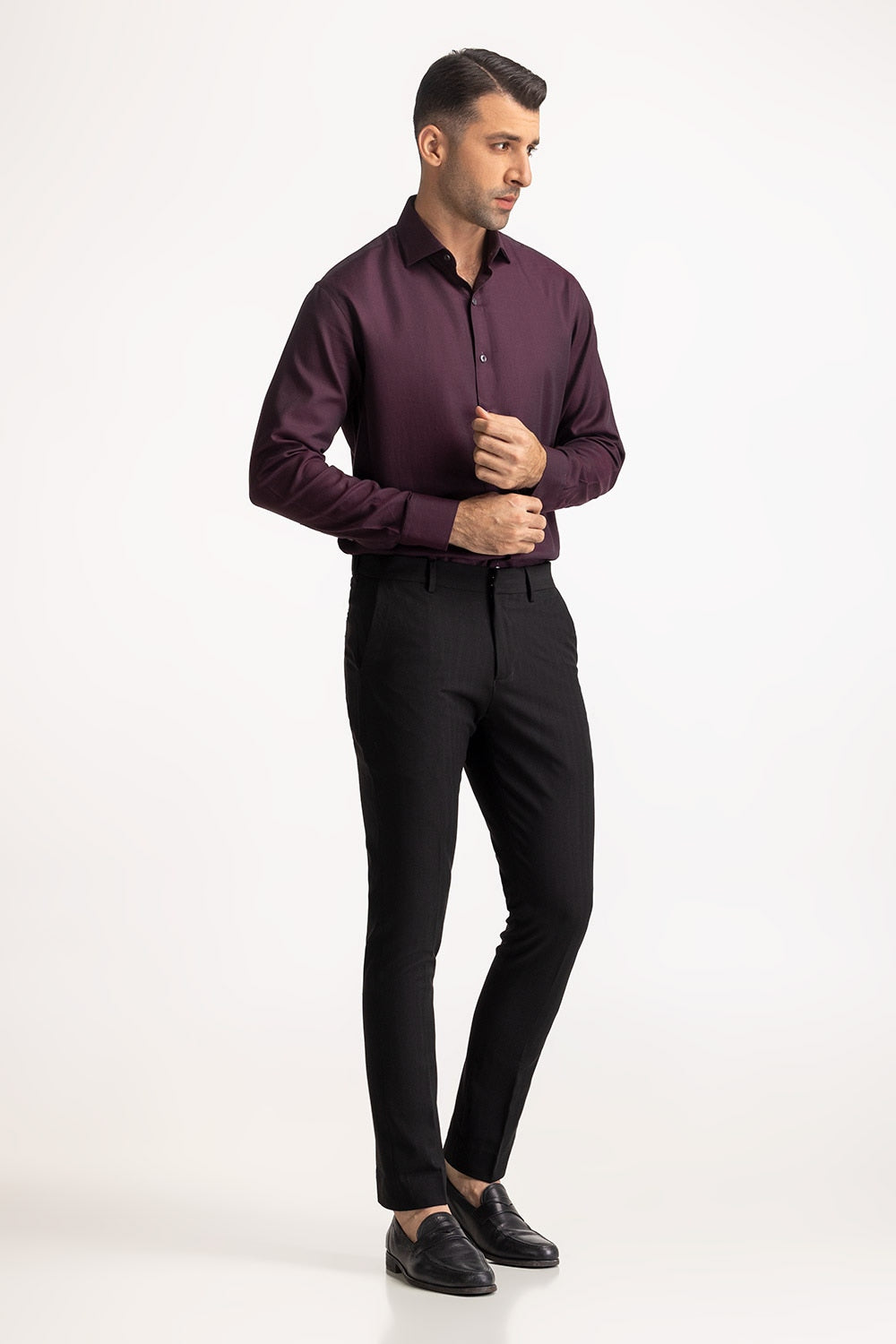 Self Textured Formal Shirt MN-FS-PD24-149