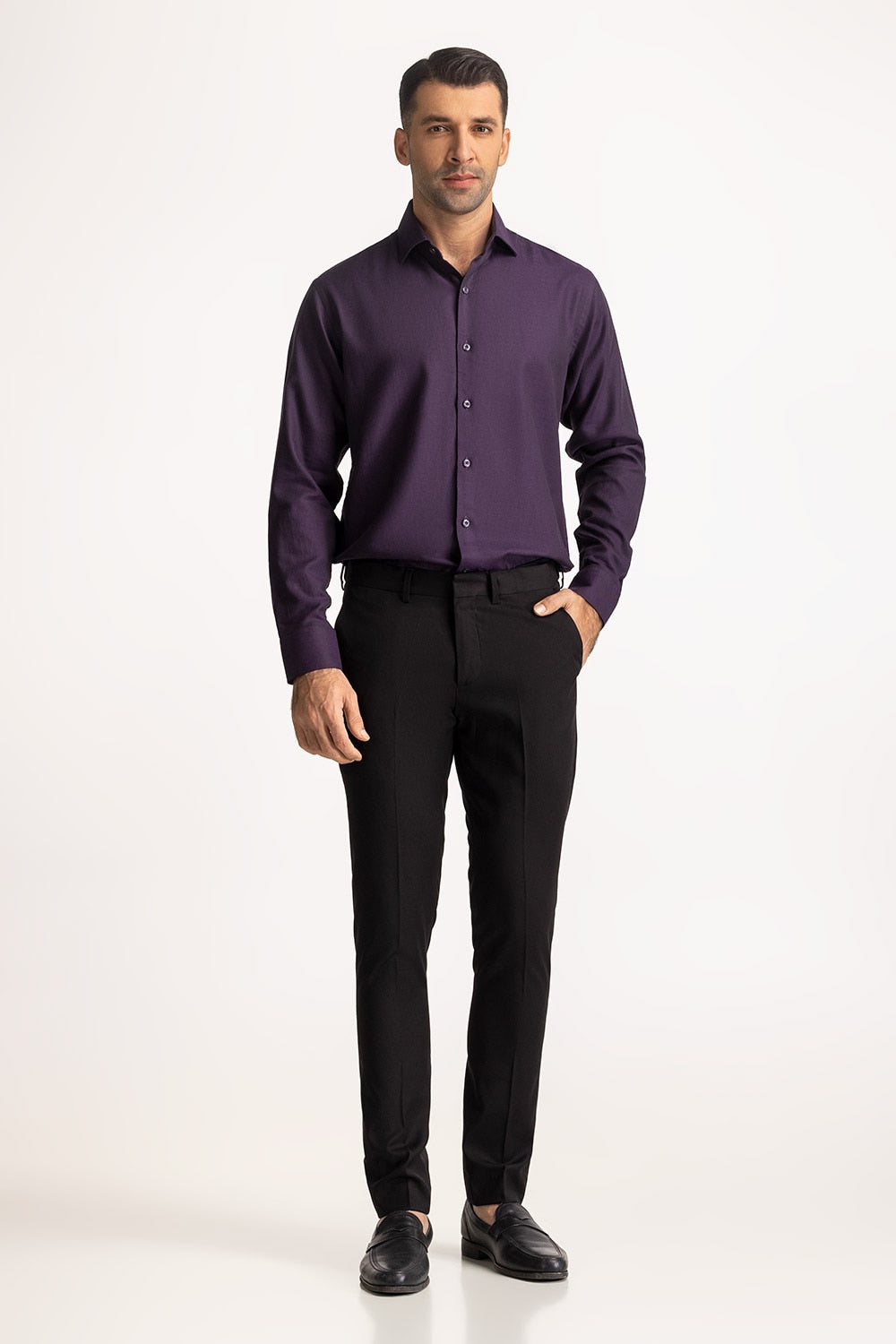 Self Textured Formal Shirt MN-FS-PD24-151