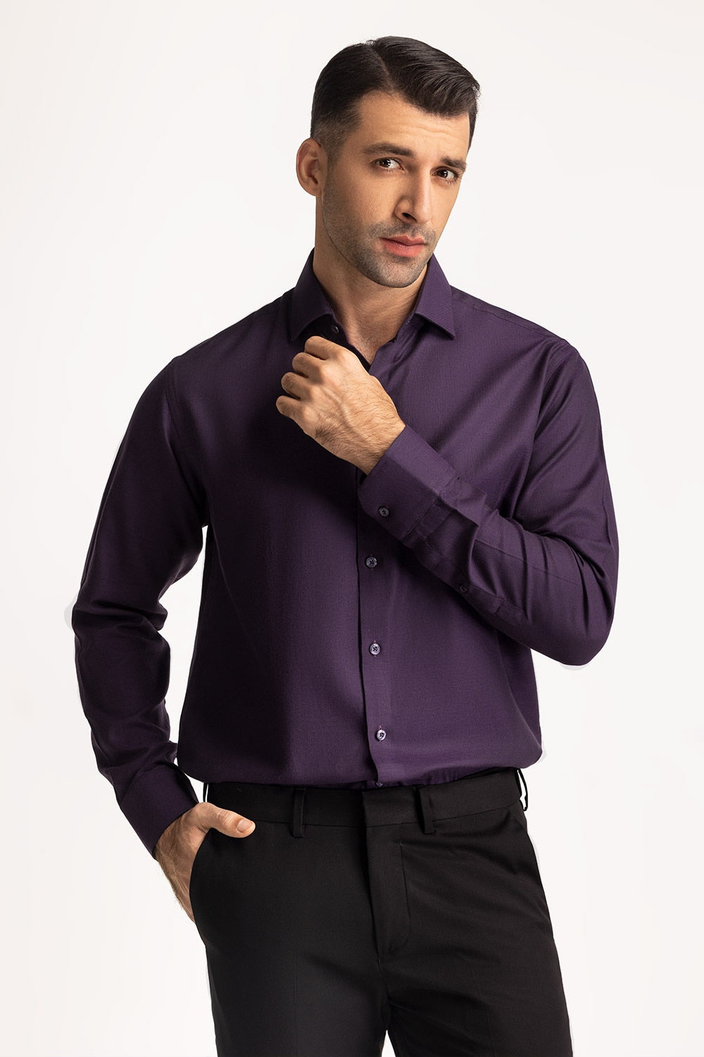 Self Textured Formal Shirt MN-FS-PD24-151